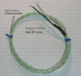 TC sensor 'Exposed Junction'. Click for dimensions.